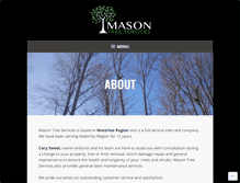Tablet Screenshot of masontreeservices.com